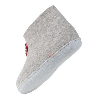 Jubilee Heart Slipper - Grey