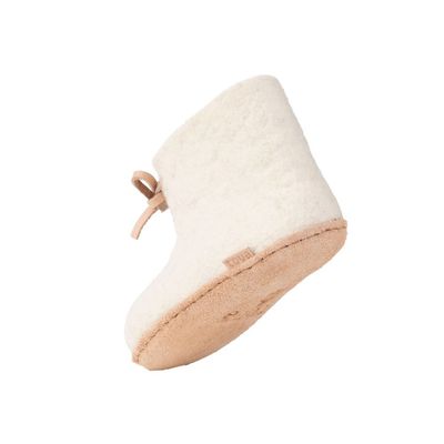 My first slipper Eco Baby - Natural white